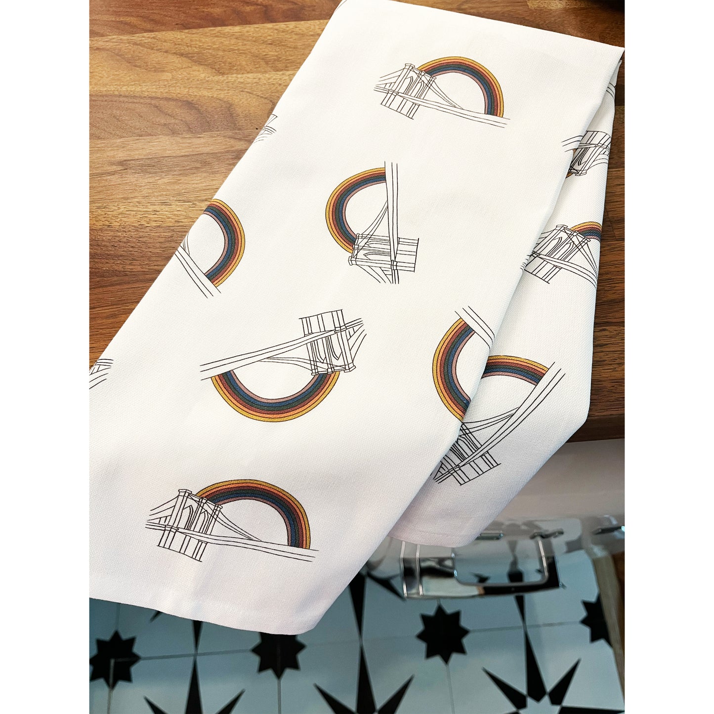 BROOKLYN BRIDGE TEA TOWEL